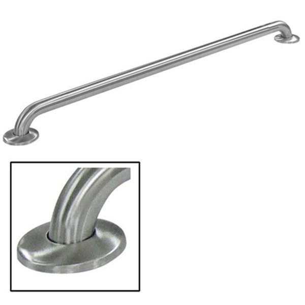 Furnorama 42 Inch Concealed Flange Ada Grab Bar - Stainless Steel FU87737